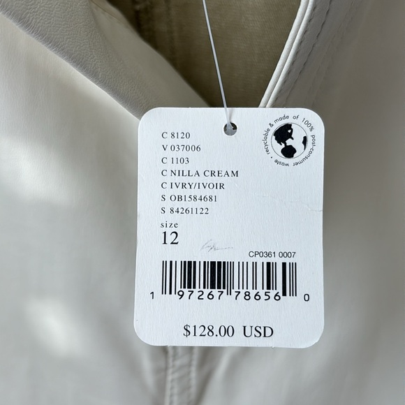 Free People City Slicker Vegan Maxi Skirt Size 12 - Picture 8 of 13